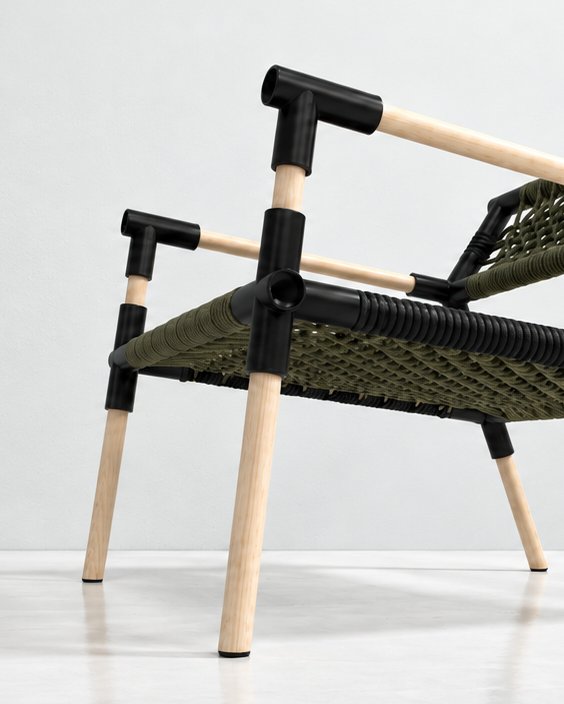 Forma, a modular tool-free chair