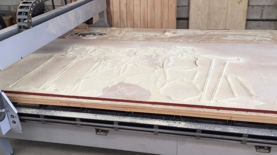 CNC-cut prototype, 1 of 6