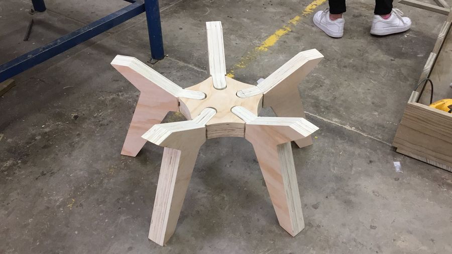 CNC-cut prototype, 4 of 6