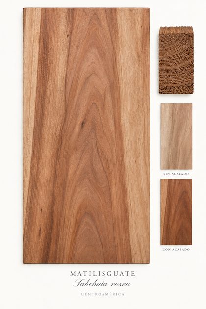 Matilisguate finished wood grain