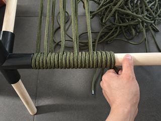 Rope weave test, single layer