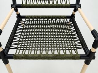 Rope weave test, diagonal two-layer, final pattern