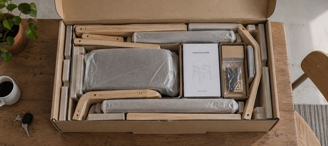 A flat-pack kit, for comparison