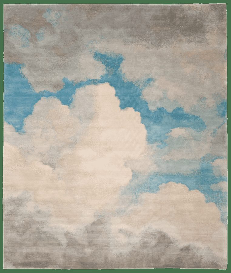 Jan Kath rug, cloud pattern detail